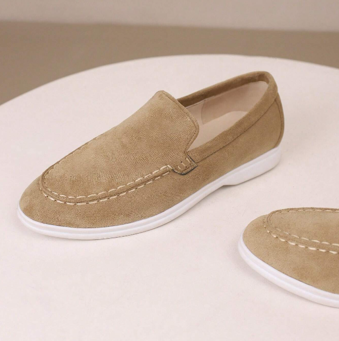 ??Last Day Promotion 70% OFF ??Apricot Men's Loafers, Comfortable Suede Flat Casual Shoes-Eliminate the pain caused by plantar fasciitis