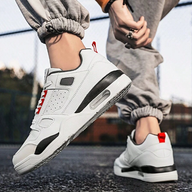 ??Last Day Promotion 70% OFF ??Men's Anti-Slip Graphic Color Block Lace-Up Sports Shoes, Outdoor Skateboarding Sneakers