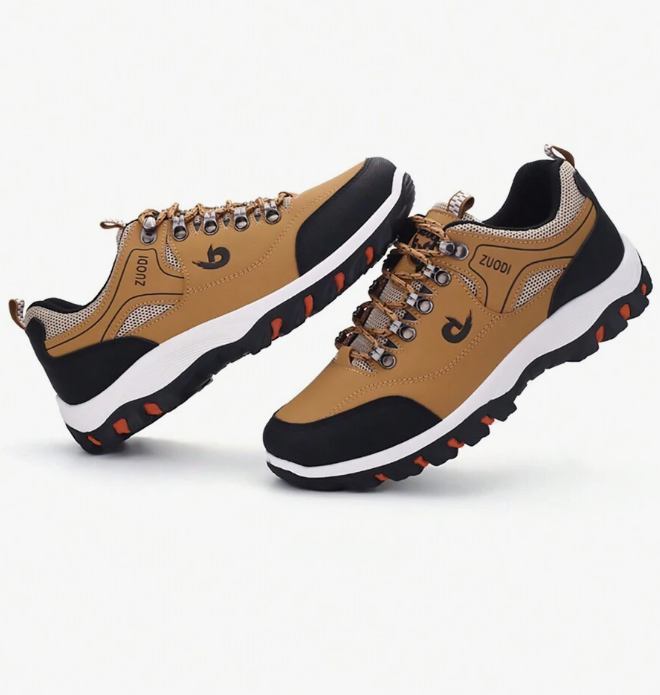 ??Last Day Promotion 70% OFF ??A Pair of Men's Leather Waterproof Lightweight Lace-Up Breathable Soft Sports