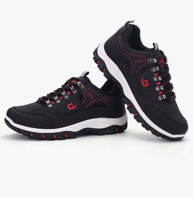 ??Last Day Promotion 70% OFF ??A Pair of Men's Leather Waterproof Lightweight Lace-Up Breathable Soft Sports