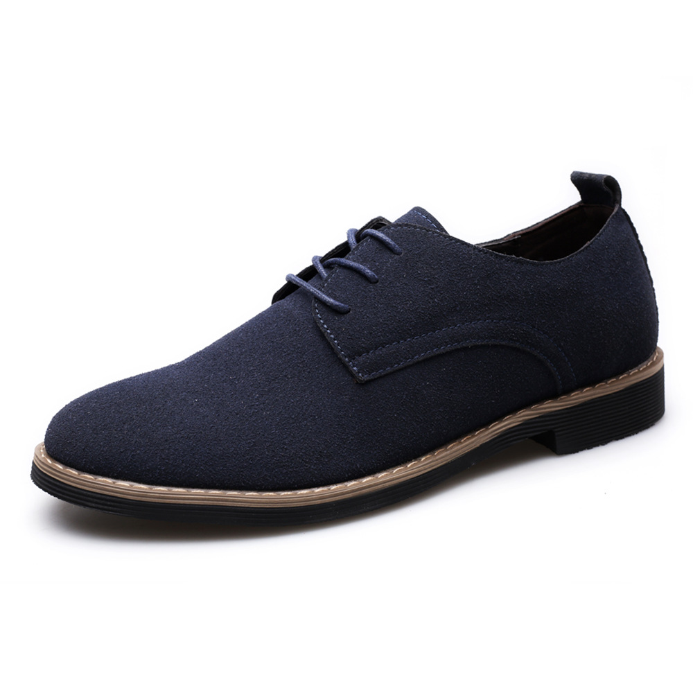 ??Last Day Promotion 70% OFF ??Men's Suede Leather Casual Flat Shoes In Multiple Colors, Stylish And Trendy Large Size Men's Shoes
