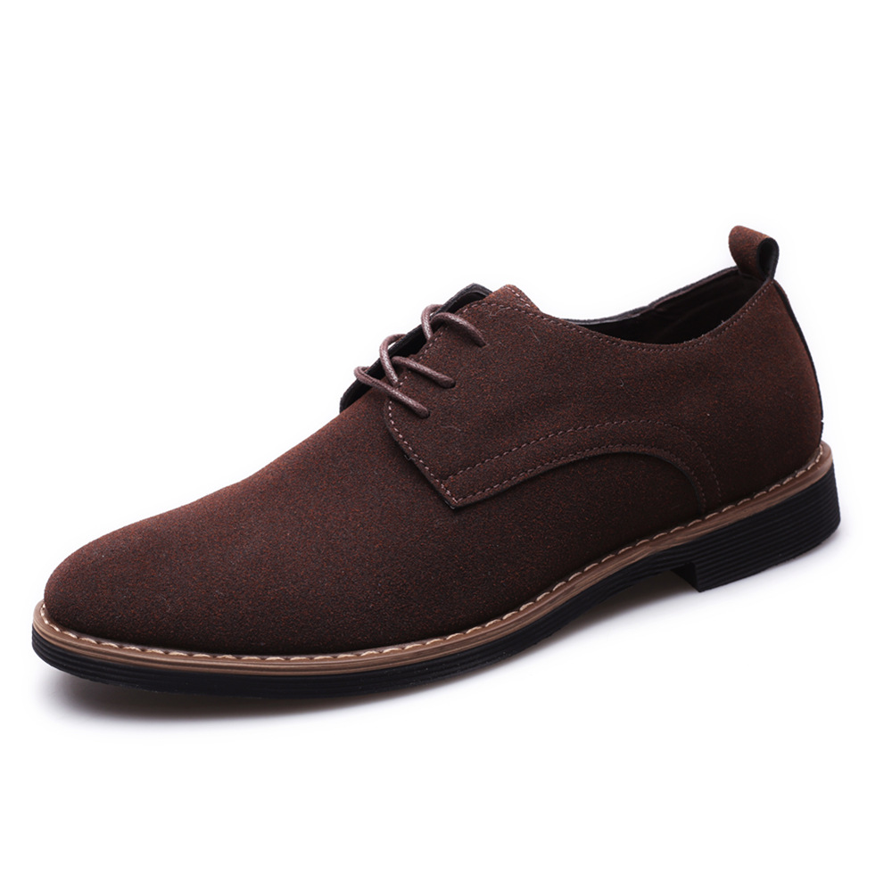 ??Last Day Promotion 70% OFF ??Men's Suede Leather Casual Flat Shoes In Multiple Colors, Stylish And Trendy Large Size Men's Shoes