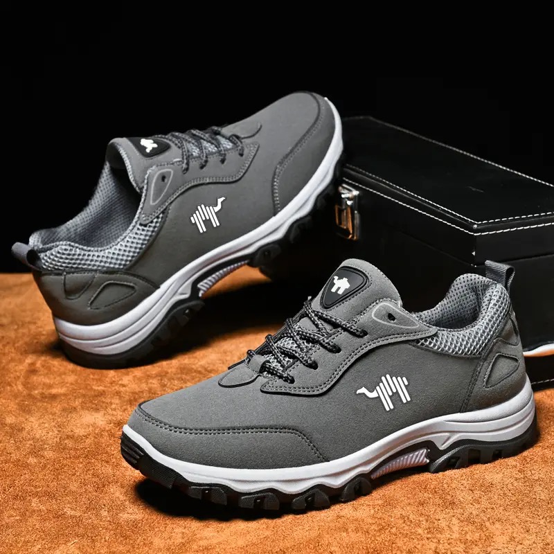 Men's Comfortable Breathable Shock-proof Non-slip Slip-on Orthopedic Walking Shoes