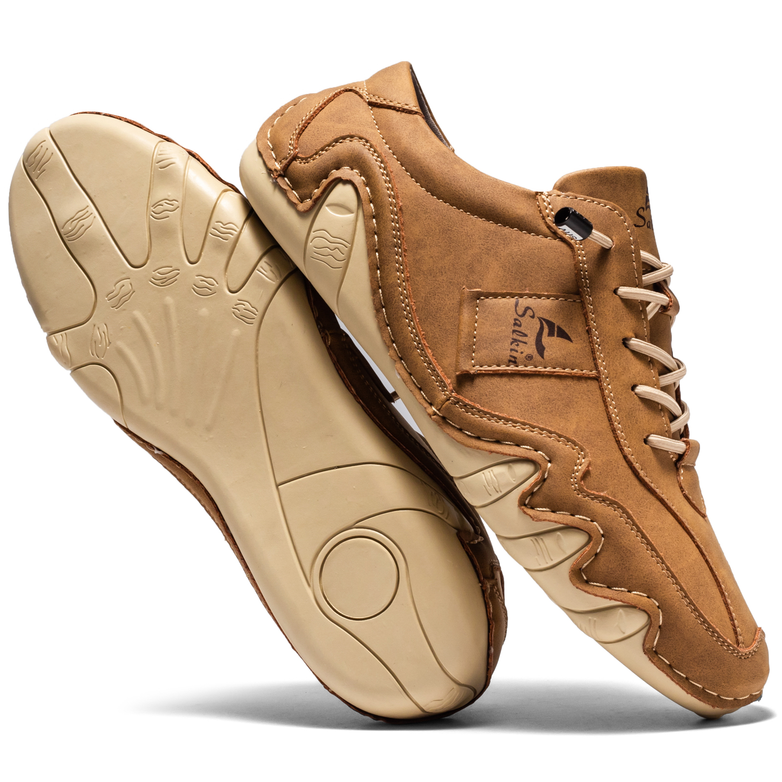 ????Clearance!!!??Last Hour!!??Men's Daily Lightweight Quick-Drying Arch Support Lace-Free Design Walking Shoes