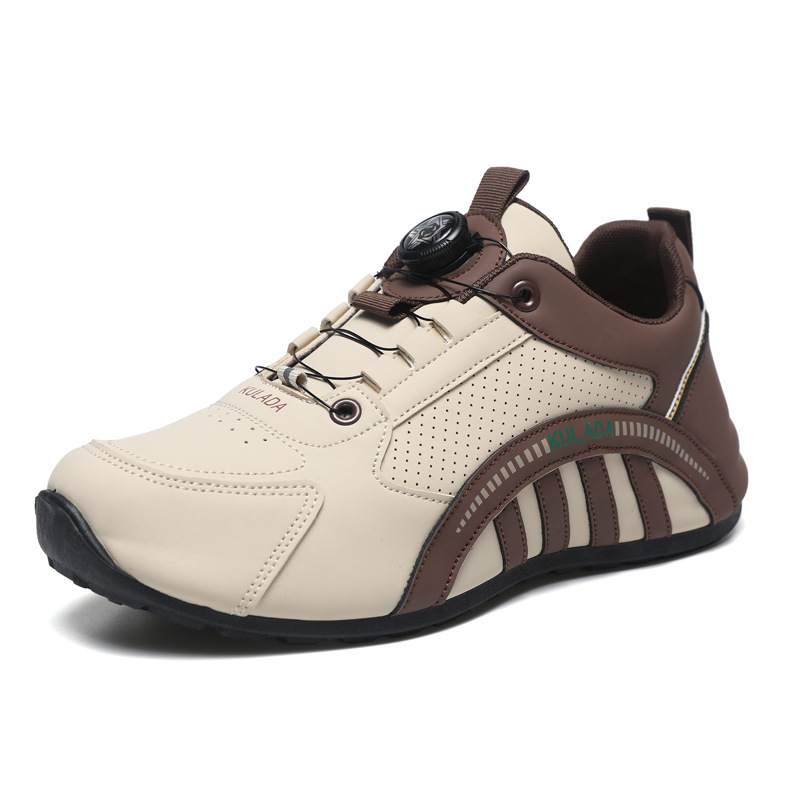 Men's Swivel Button Sports Breathable Running Shoes