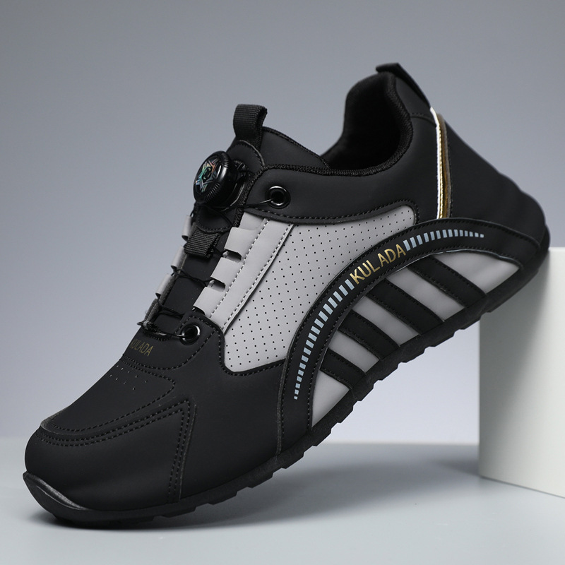 Men's Swivel Button Sports Breathable Running Shoes