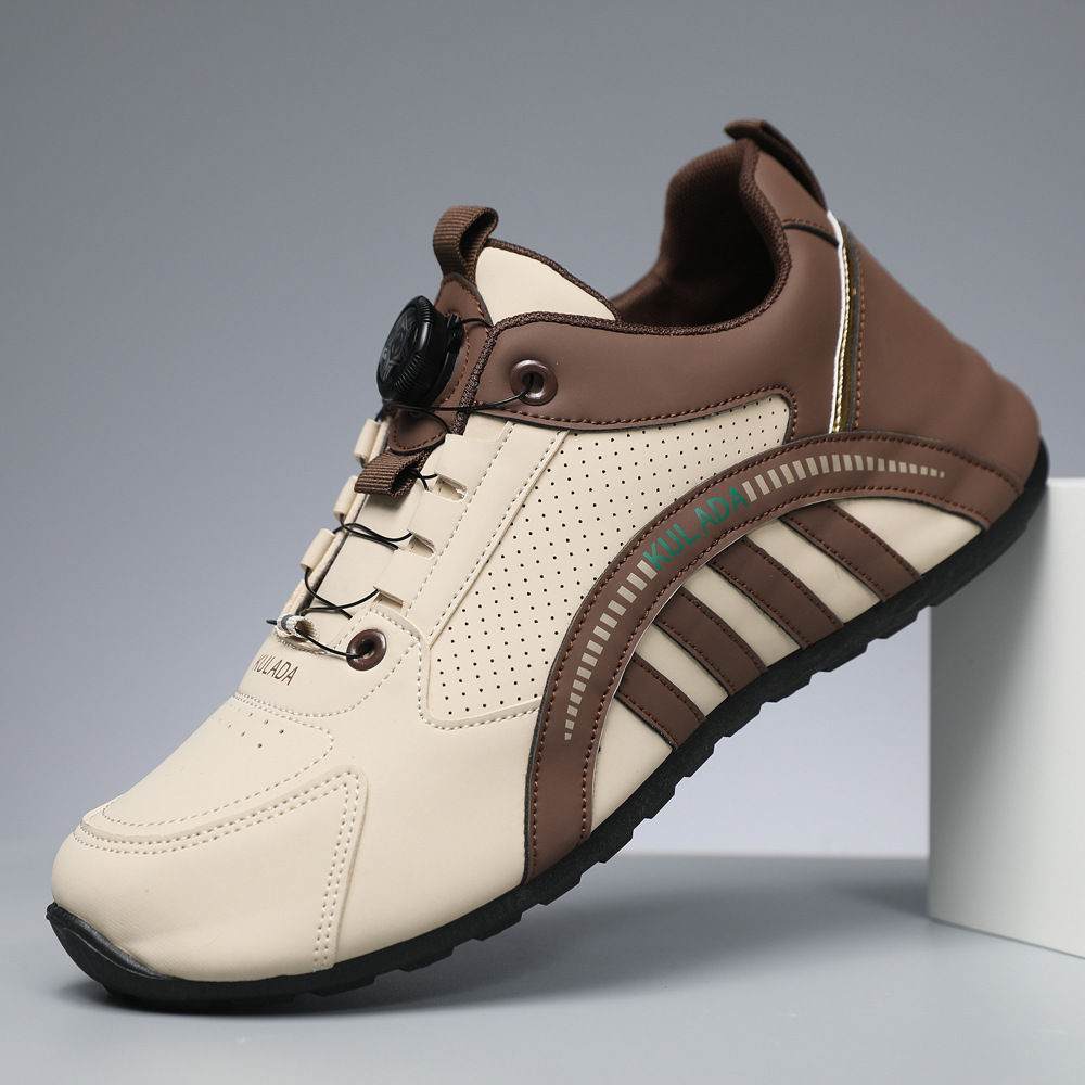 Men's Swivel Button Sports Breathable Running Shoes