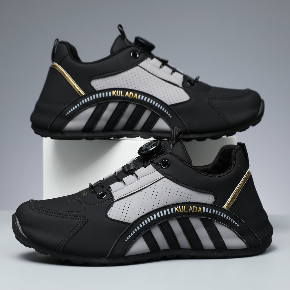 Men's Swivel Button Sports Breathable Running Shoes