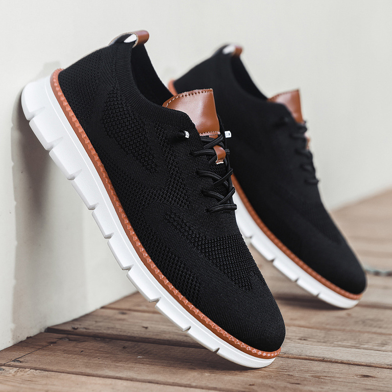 Men's Breathable Fashionable Flyknit Mesh Shoes