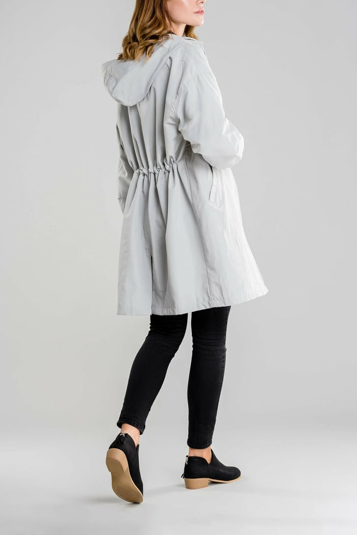 Waterproof Hooded Trench Coat