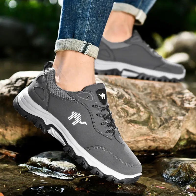 Men's Comfortable Breathable Shock-proof Non-slip Slip-on Orthopedic Walking Shoes