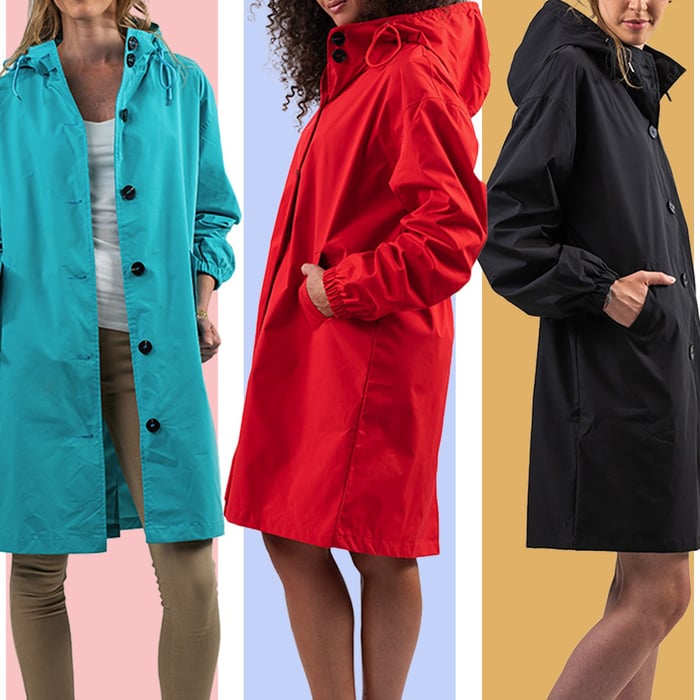 Waterproof Hooded Trench Coat