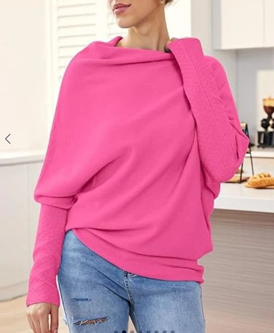 Asymmetric Draped Jumper