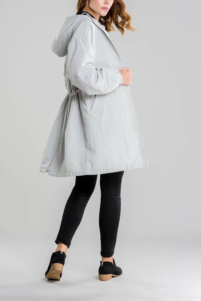 Waterproof Hooded Trench Coat