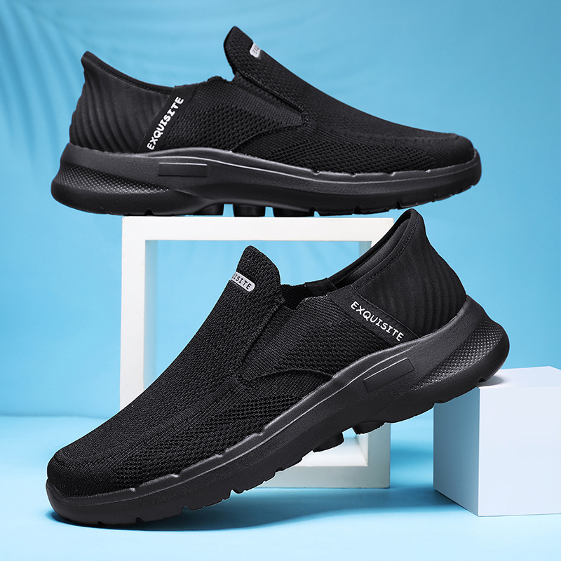MEN'S COMFORT BREATHABLE SUPPORT SLIP-ON SNEAKERS