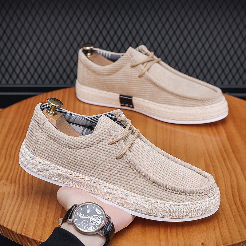 ??Last Day Promotion 70% OFF ??Men's Linen Loafers, Casual Slip-On Breathable Canvas Shoes For Driving and Can Be Worn with Almost Any Outfit