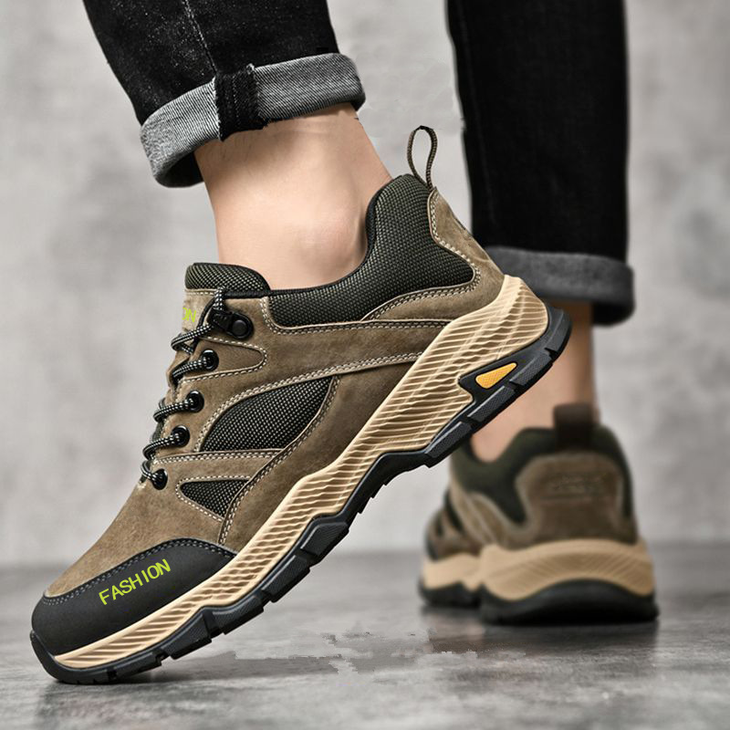??Mid Promotion 70% OFF ?? Men's Casual Leather Good Arch Support & Non-slip Outdoor Breathable Walking Shoes - 2052