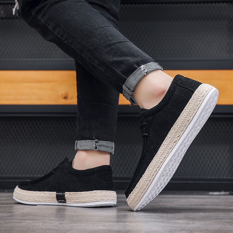 ??Last Day Promotion 70% OFF ??Men's Linen Loafers, Casual Slip-On Breathable Canvas Shoes For Driving and Can Be Worn with Almost Any Outfit
