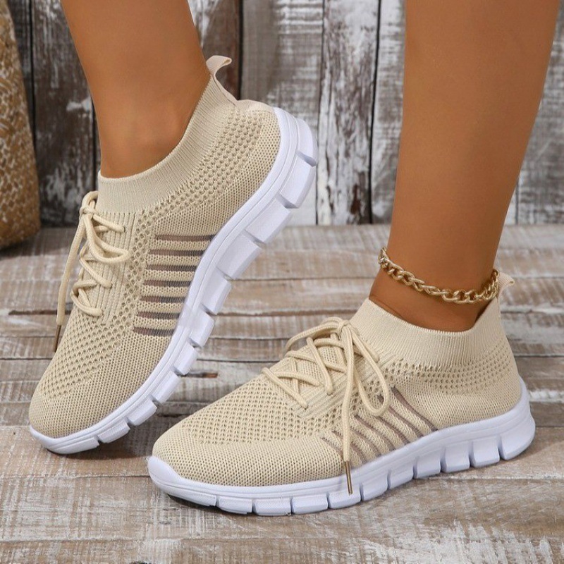 Women's Slip-On Running Shoes, Breathable, Comfortable, Lightweight, Suitable For Tennis, Walking And Fitness, Stylish Footwear