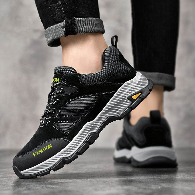 ??Mid Promotion 70% OFF ?? Men's Casual Leather Good Arch Support & Non-slip Outdoor Breathable Walking Shoes - 2052