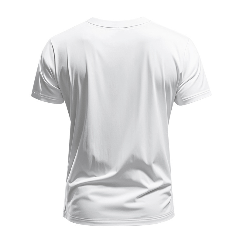 Men's Basic Cotton Short Sleeve Shirt