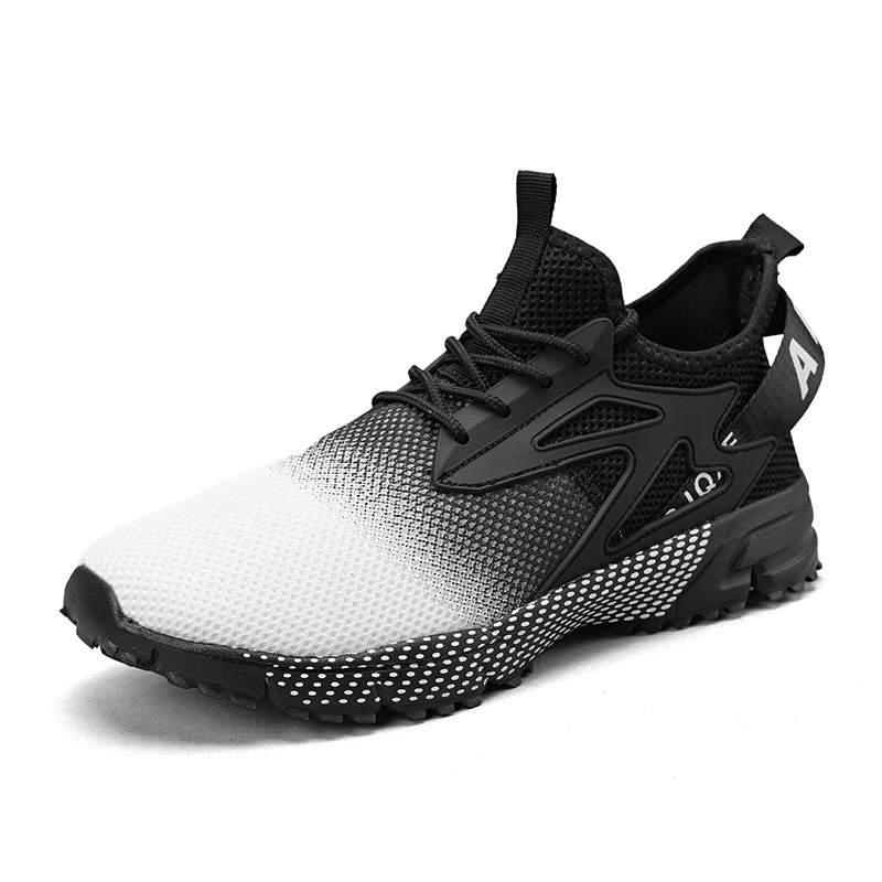 ??Last Day Promotion 70% OFF ??Men's Letter Graphic Lace Up Front Sneakers, Sporty Outdoor Fabric Running Shoes