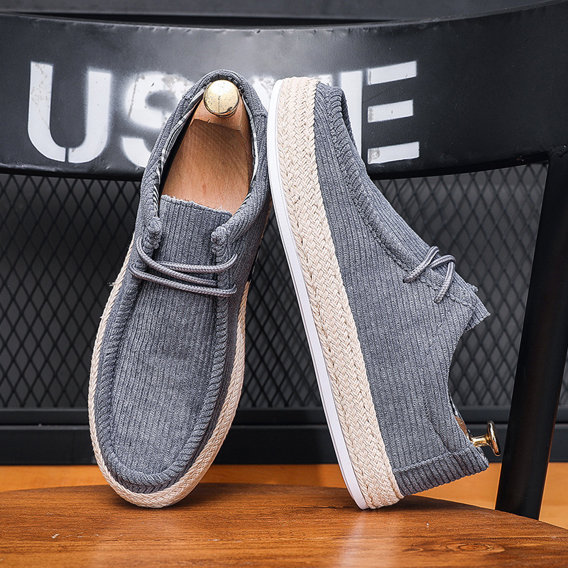 ??Last Day Promotion 70% OFF ??Men's Linen Loafers, Casual Slip-On Breathable Canvas Shoes For Driving and Can Be Worn with Almost Any Outfit