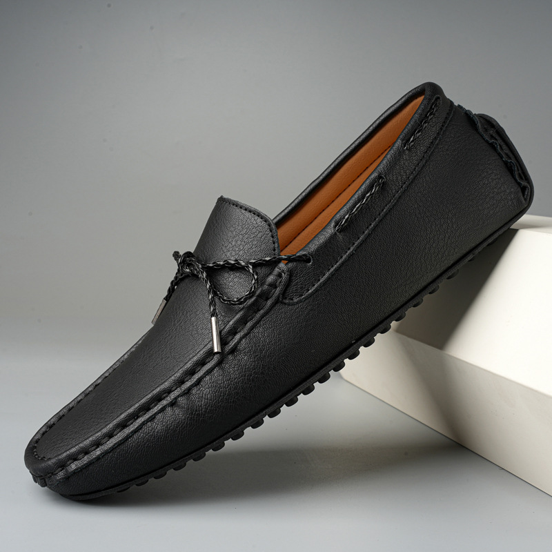 ??Last Day Promotion 70% OFF ??Men's Driving Shoes Penny Loafers Casual Vintage Brown Slip-On Slouchy Shoes