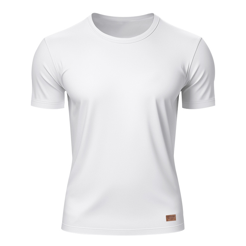 Men's cloud yarn short-sleeved T-shirt