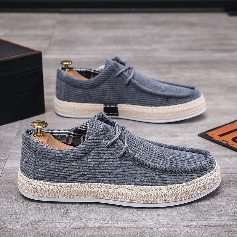 ??Last Day Promotion 70% OFF ??Men's Linen Loafers, Casual Slip-On Breathable Canvas Shoes For Driving and Can Be Worn with Almost Any Outfit