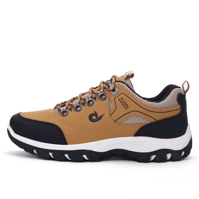 ??Last Day Promotion 70% OFF ??A Pair of Men's Leather Waterproof Lightweight Lace-Up Breathable Soft Sports