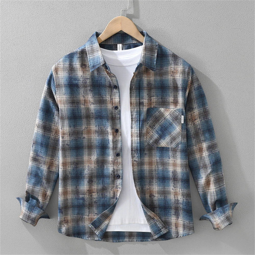 Men's Button Down Flannel Shirt