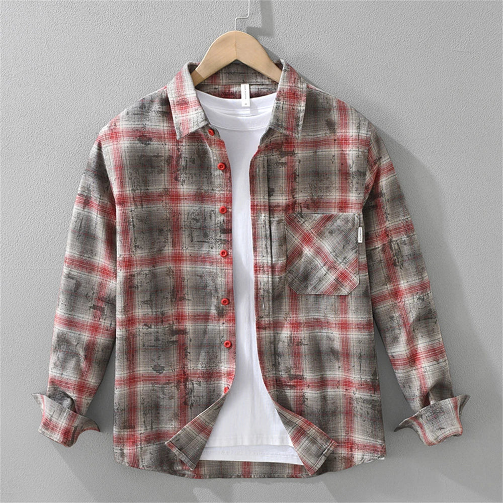 Men's Button Down Flannel Shirt