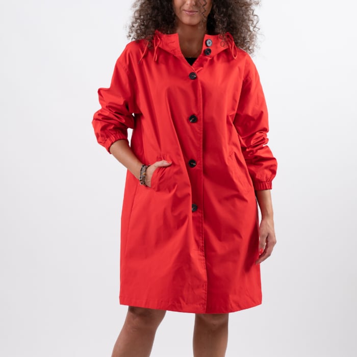 Waterproof Hooded Trench Coat