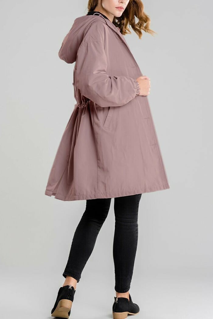 Waterproof Hooded Trench Coat