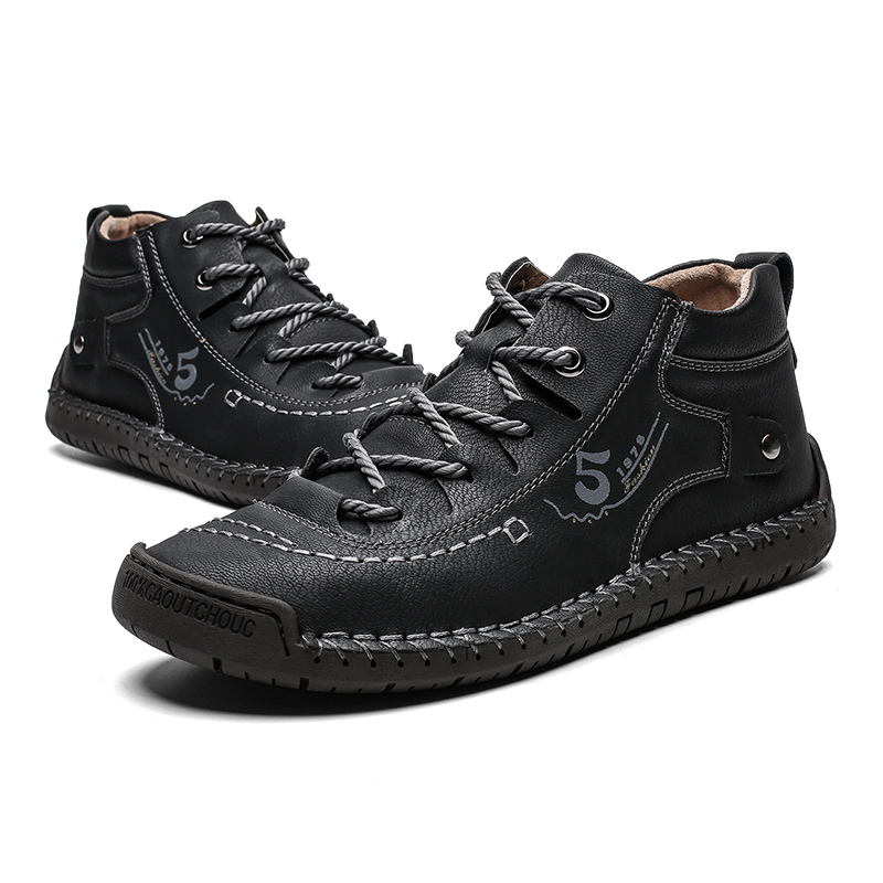 Men's Comfortable Lightweight Breathable Hand Stitching Casual Shoes