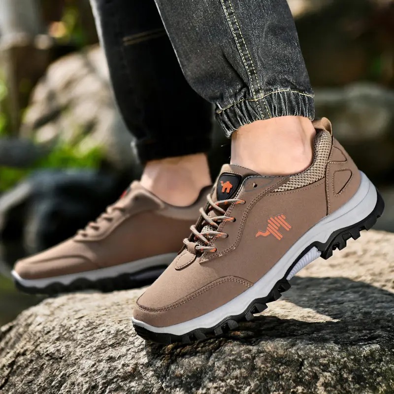 Men's Comfortable Breathable Shock-proof Non-slip Slip-on Orthopedic Walking Shoes