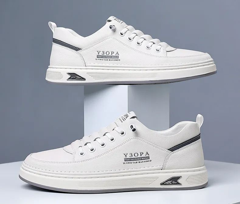??Last Day Promotion 70% OFF ??2024 Spring New Business Casual Leather Shoes Fashion Soft Sole Men's Board Shoes Trend Versatile Walking Sports Shoes