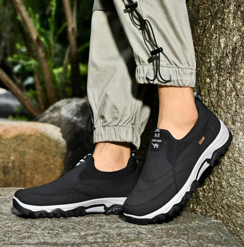 ??LAST DAY 70% OFF??Men's Arch Support & Breathable and Light & Non-Slip Shoes - Proven Plantar Fasciitis, Foot and Heel Pain Relief