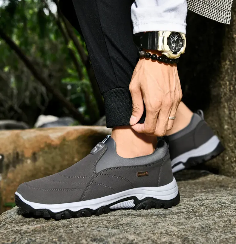 ??LAST DAY 70% OFF??Men's Arch Support & Breathable and Light & Non-Slip Shoes - Proven Plantar Fasciitis, Foot and Heel Pain Relief