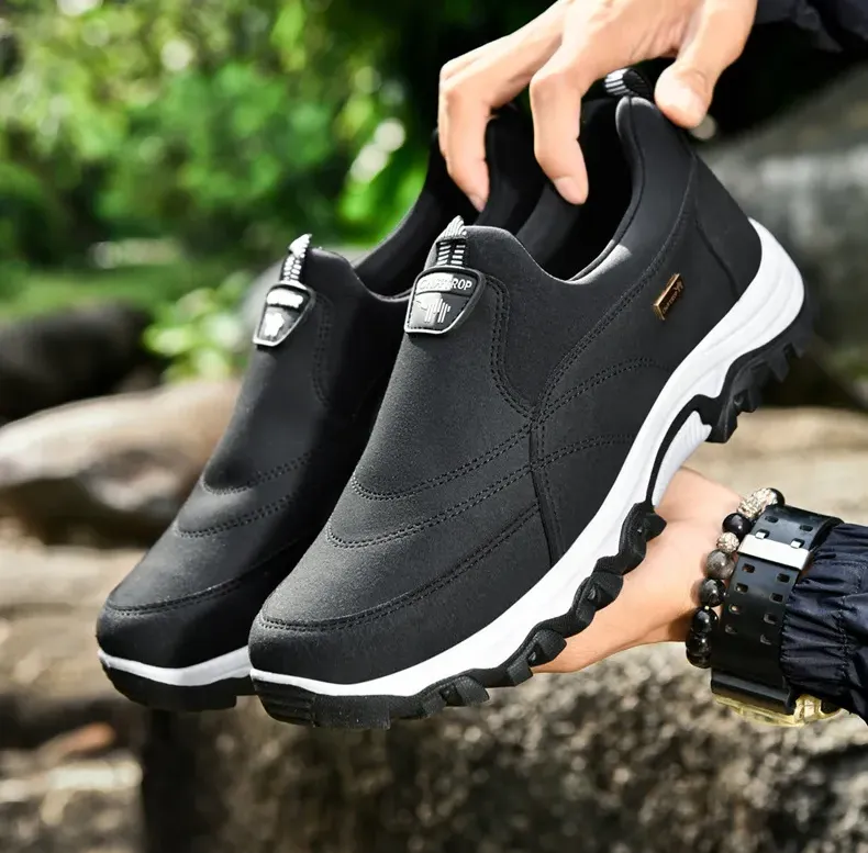 ??LAST DAY 70% OFF??Men's Arch Support & Breathable and Light & Non-Slip Shoes - Proven Plantar Fasciitis, Foot and Heel Pain Relief