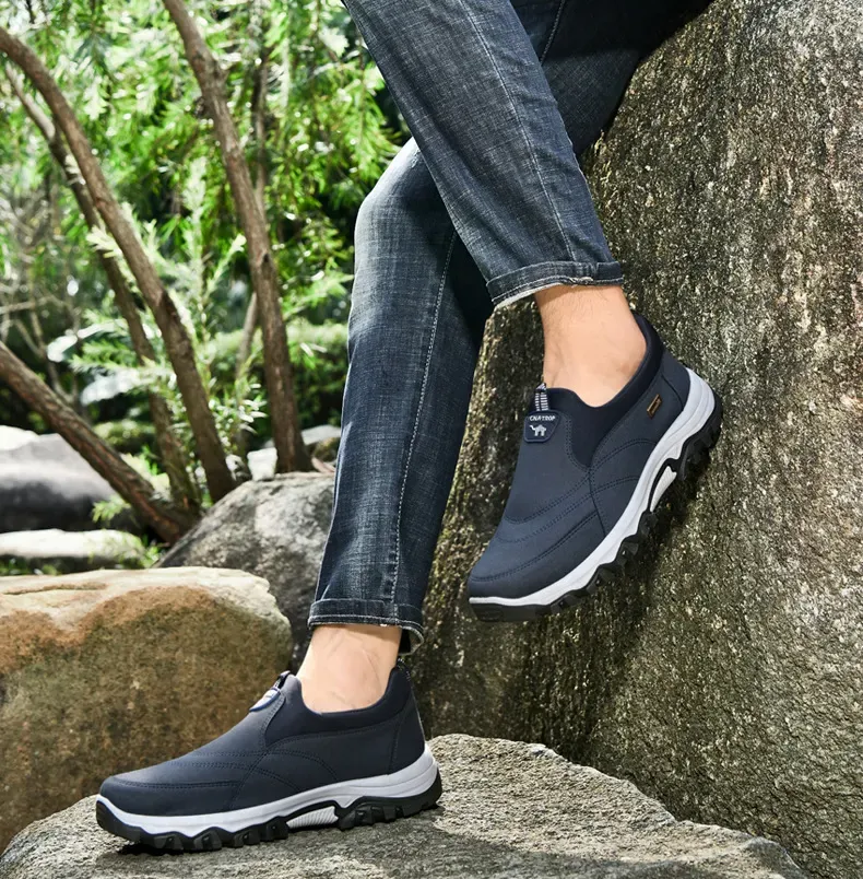 ??LAST DAY 70% OFF??Men's Arch Support & Breathable and Light & Non-Slip Shoes - Proven Plantar Fasciitis, Foot and Heel Pain Relief