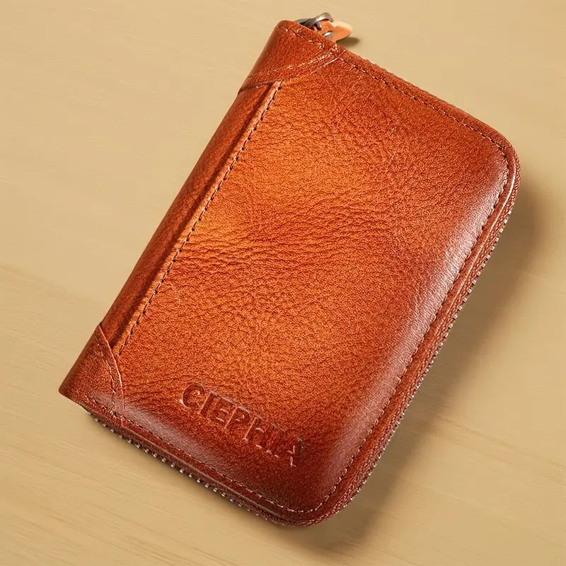 Leather RFID Blocking Wallets For Men | HUDSON – kaittly