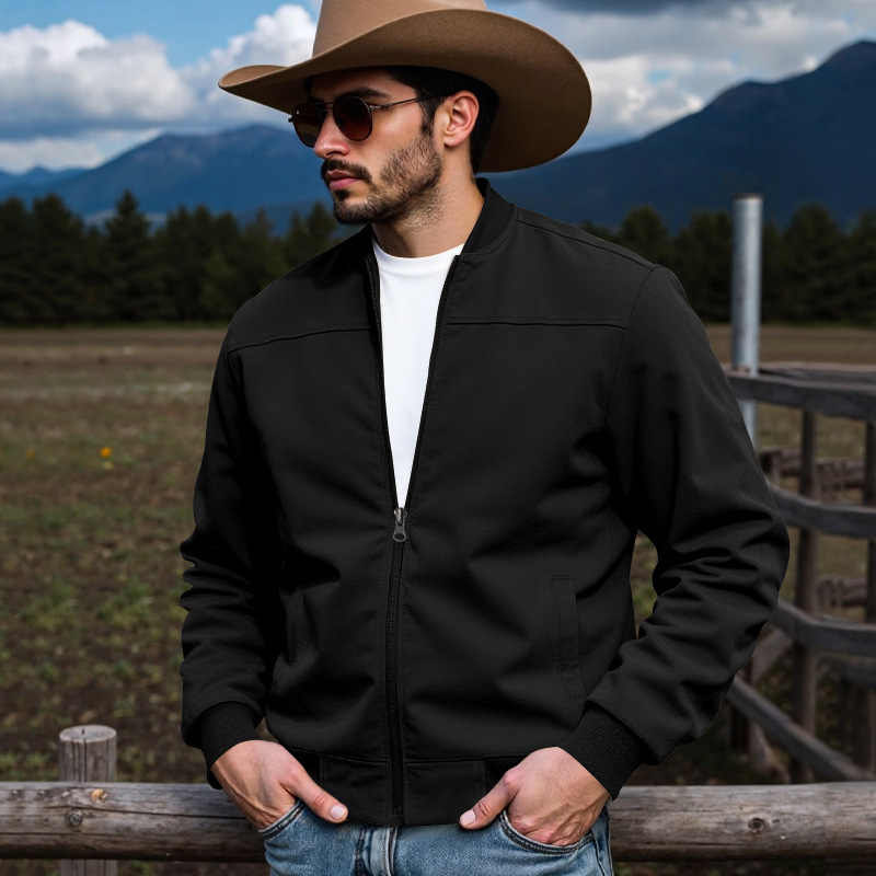 Men's Western Cowboy Deerskin Jacket