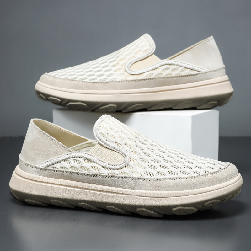 Baskets décontractées légères à enfiler pour hommes