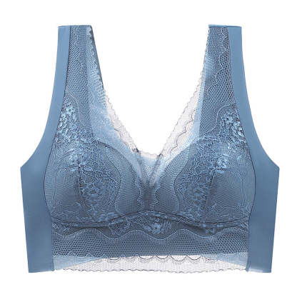 Soutien-gorge en dentelle sans couture et anti-exposition