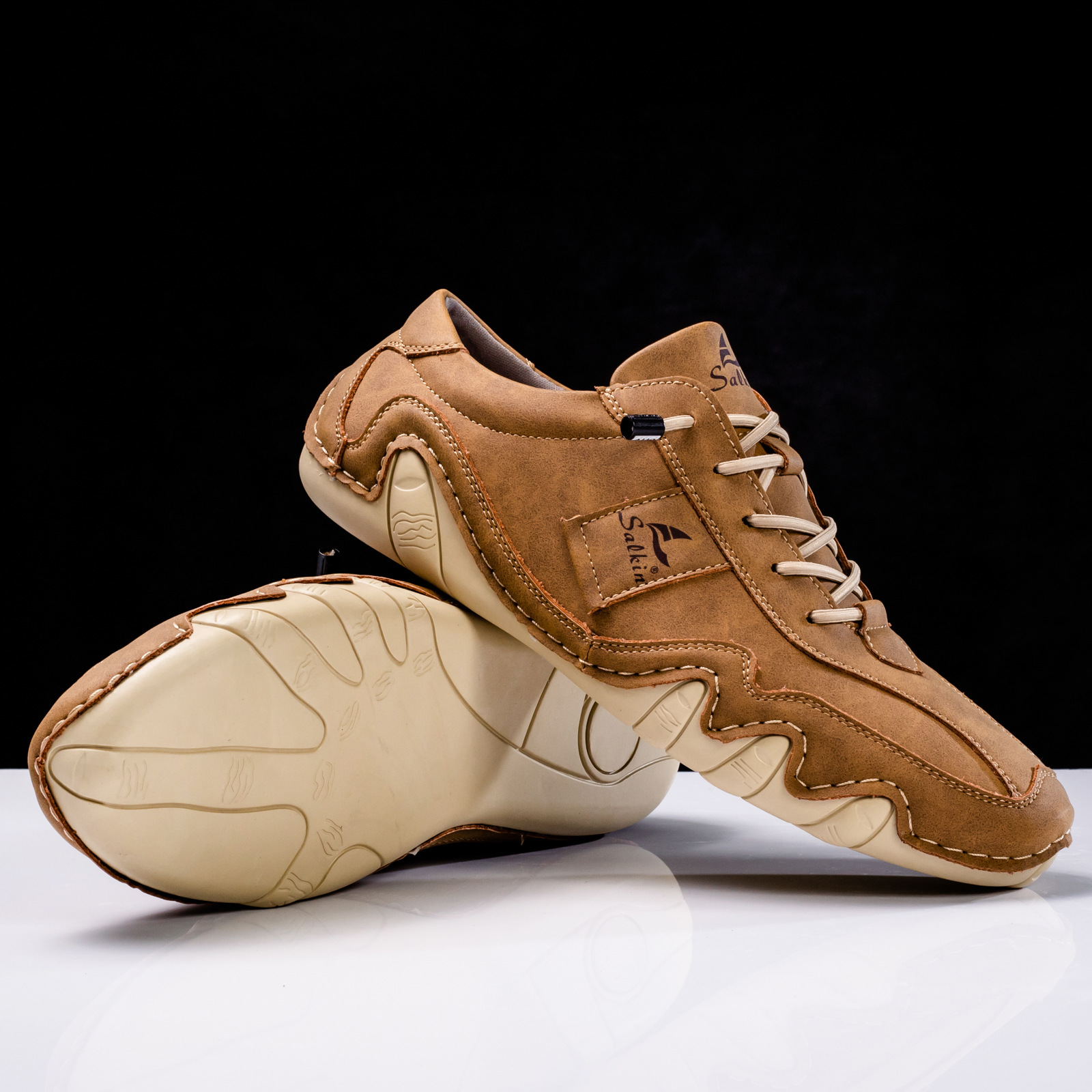 Men's low-top octopus shoes Martin shoes with arch support orthopedic shoes