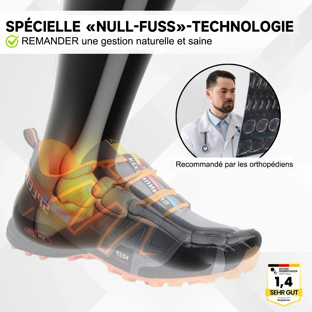 OrthoTrekking – chaussure de randonnée ergonomique et antidouleur