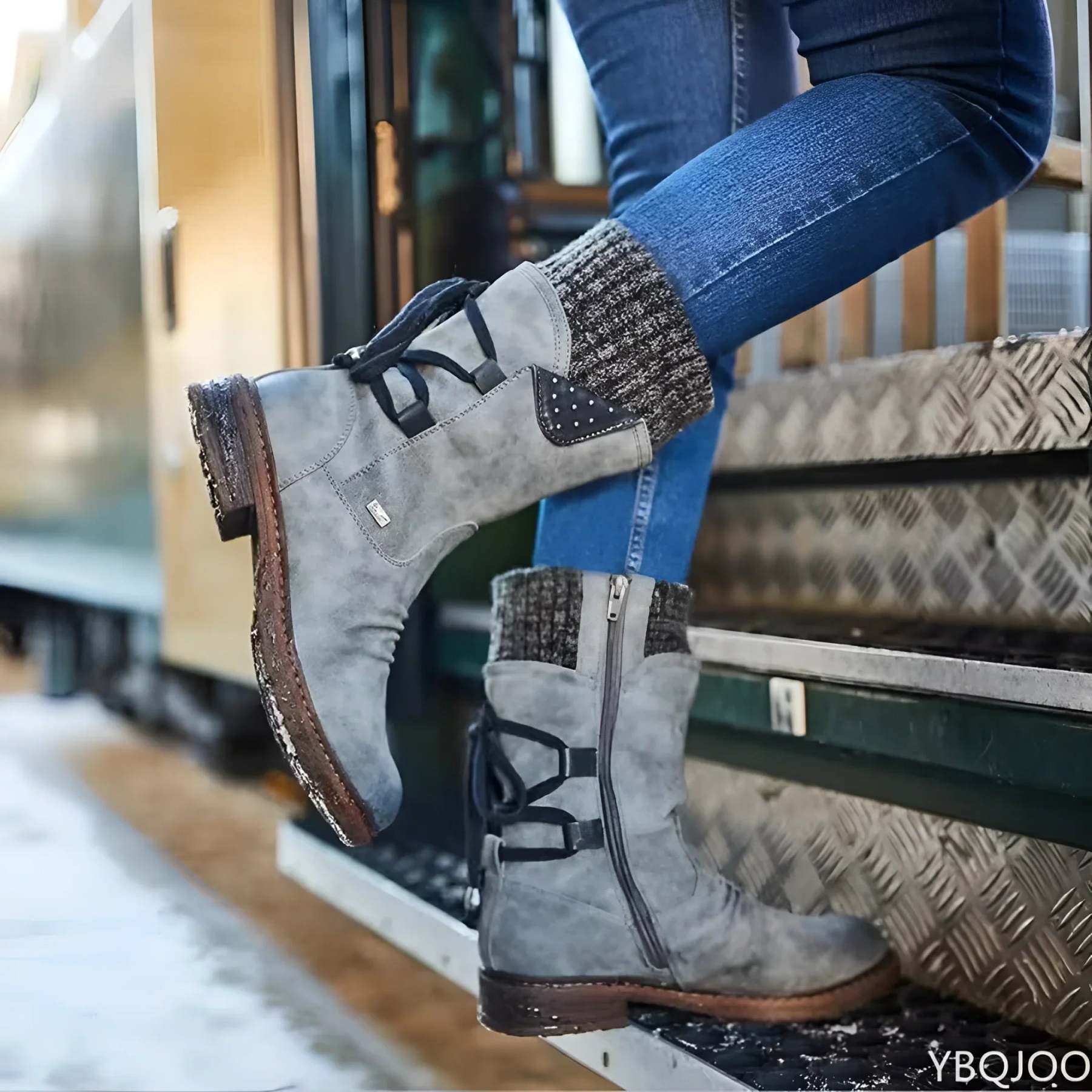 Lindsay - Bottes de neige rétro pour femmes