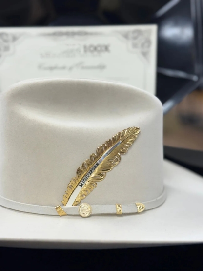 Cowboy Hat 100x Président Silver Belly Copa Alta